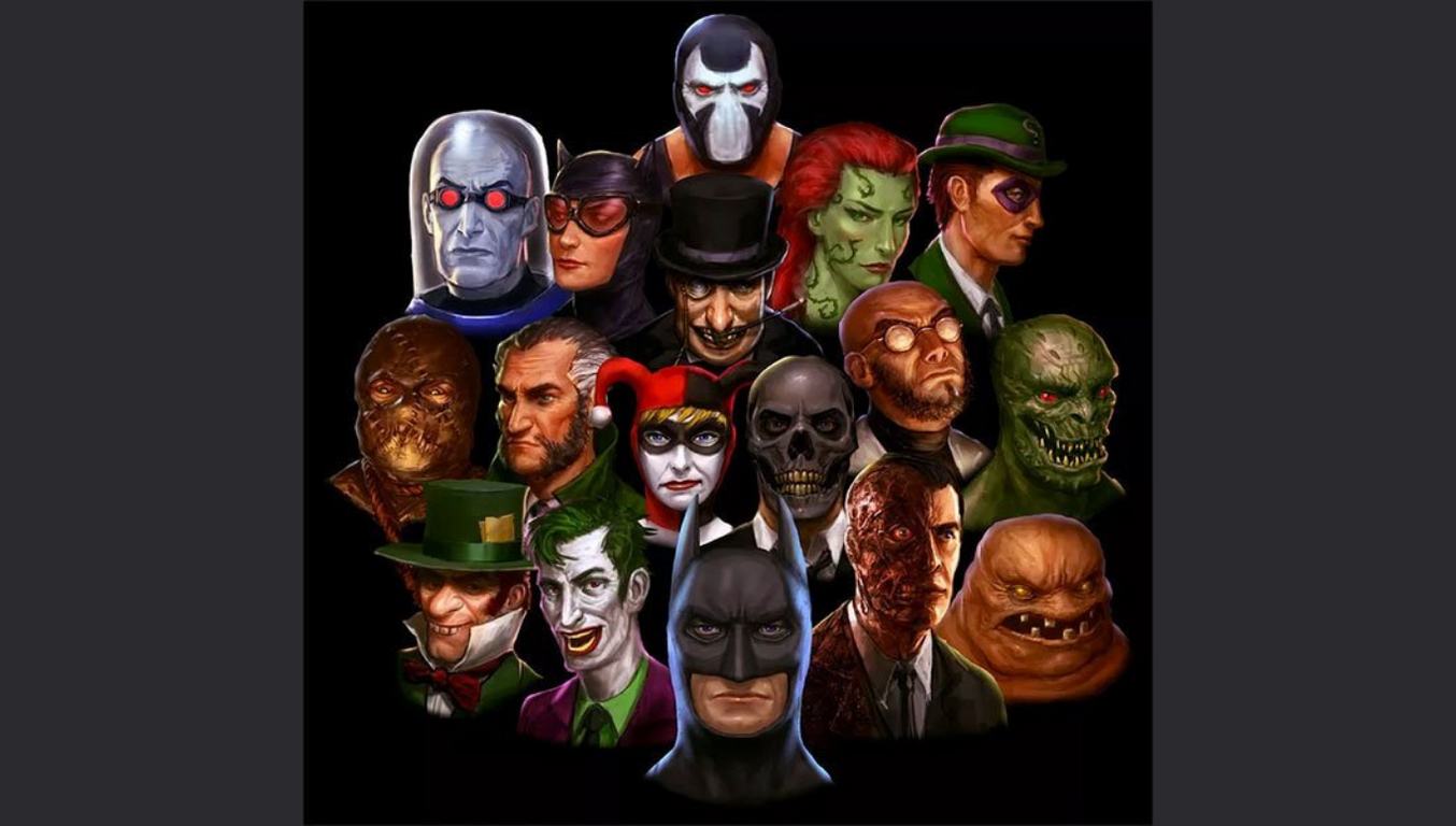 batman villanos comic