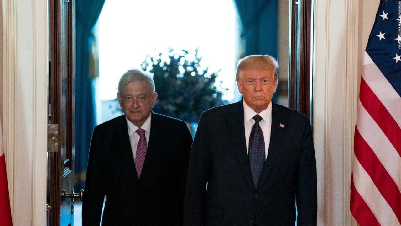 andres manuel lopez obrados amlo y donald trump presidente mexico estados unidos republicano